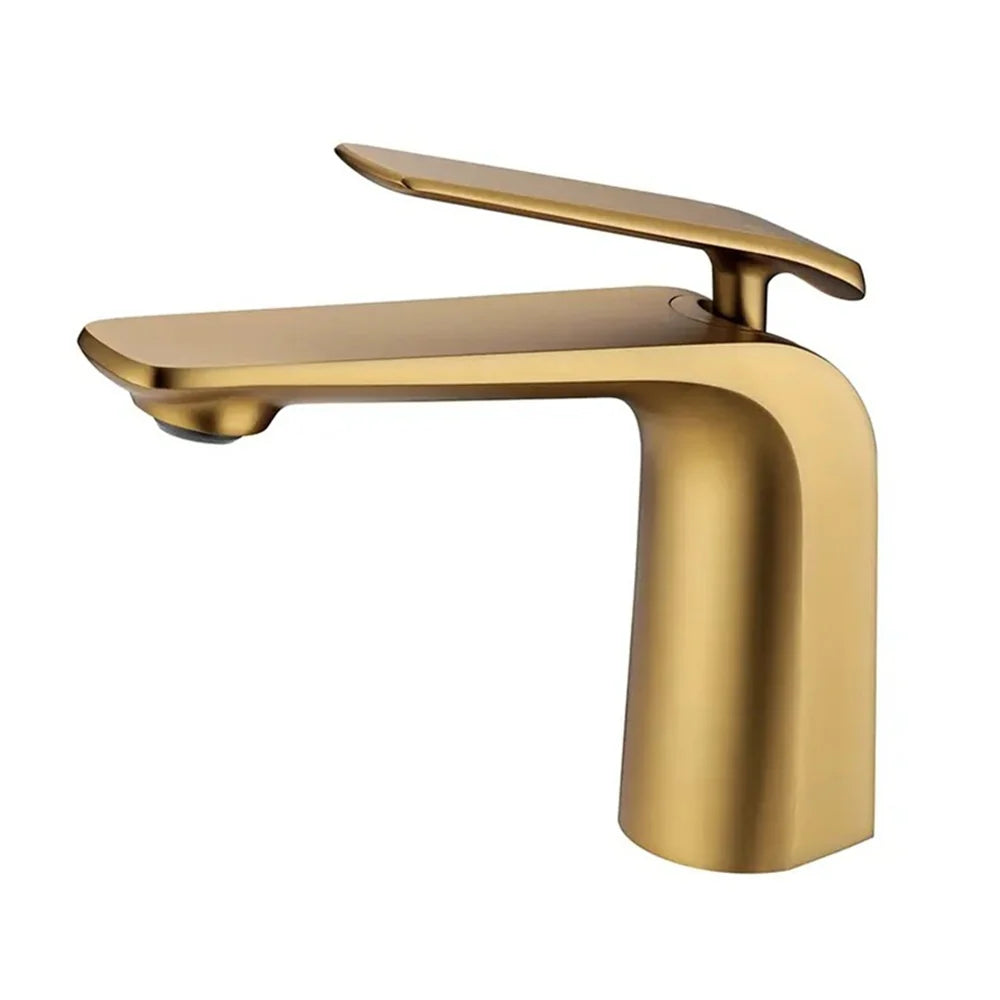 Aquaperla Norico Esperia Solid Brass Modern Short Basin Mixer