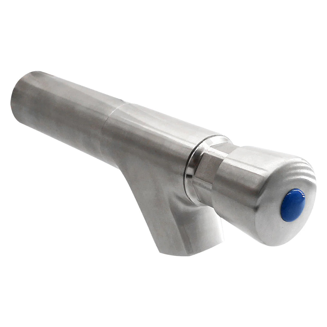 Stainless Steel Push Button Bib Tap - Adjustable Timed Flow/Mechanical