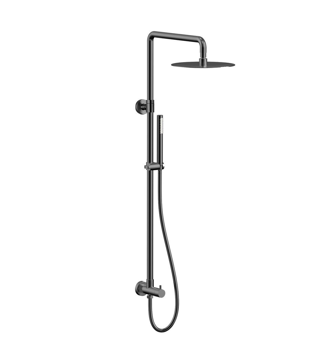 Go Shower Linea Round Multi-Function shower set Adjustable Slide Rail Brushed go